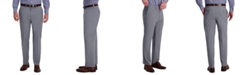 Haggar J.M. Men's Classic-Fit 4-Way Stretch Textured Plaid Performance Dress Pants  